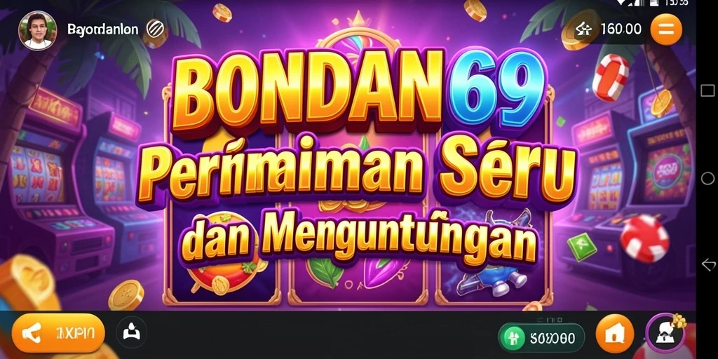 Screenshot BONDAN69 menunjukkan gameplay Slot yang mendebarkan.