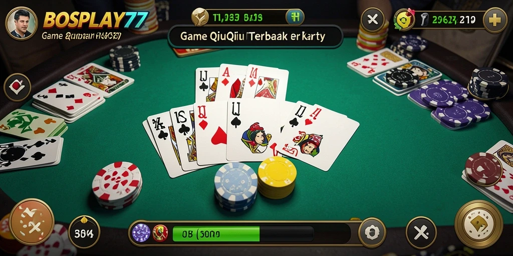 Screenshot gameplay QiuQiu yang memukau dari BOSPLAY77.