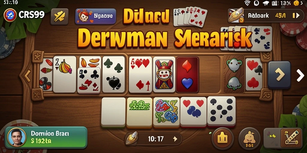 Tampilan gameplay Domino yang menarik dan menghibur.