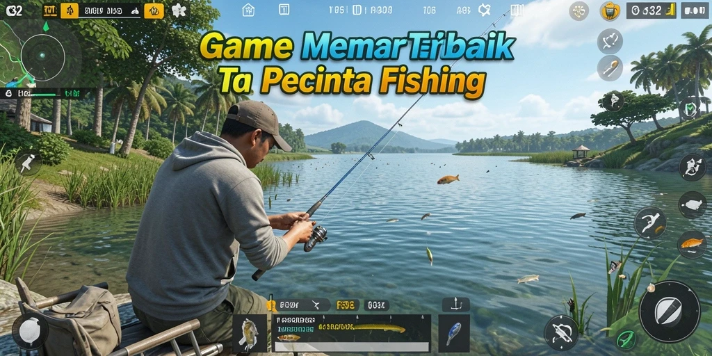 Tangkapan ikan besar dalam gameplay F32 yang menarik.
