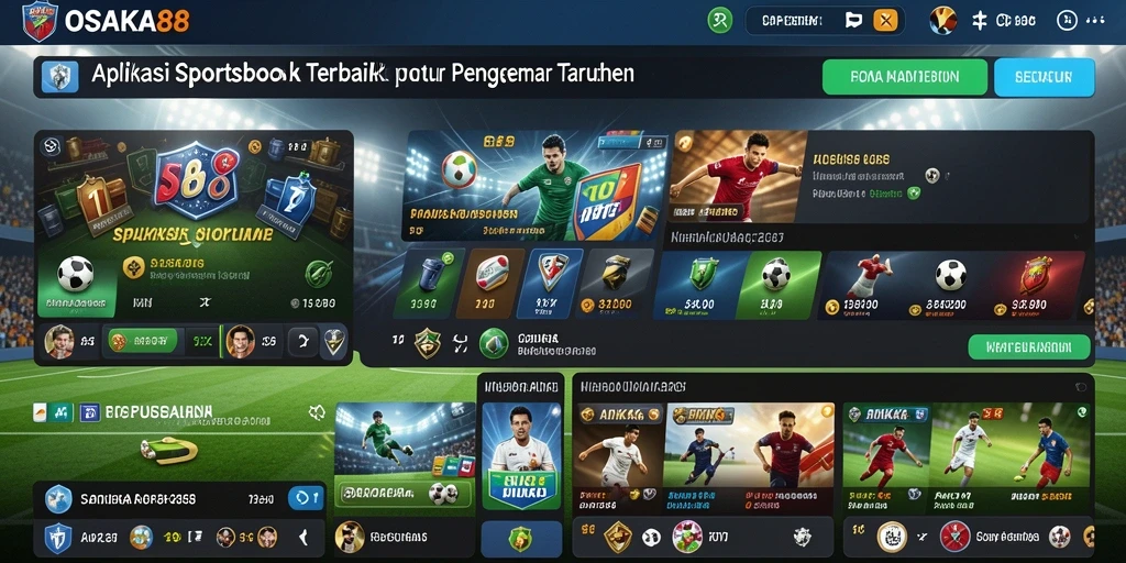Screenshot utama OSAKA88 menampilkan antarmuka pengguna yang interaktif.