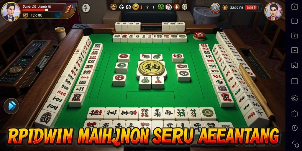 Tampilan screenshot game RPIDWIN menampilkan gameplay Mahjong yang mengasyikkan.