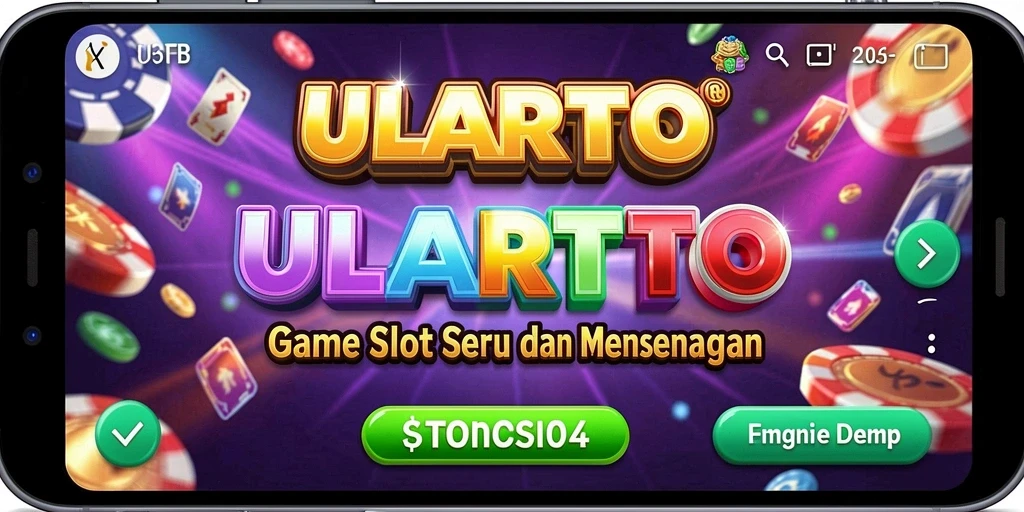 Tampilan gameplay menakjubkan dari ULARTOTO dengan berbagai tema Slot.